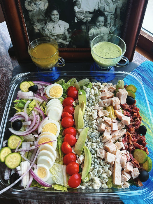 Cobb-salad-with-dressings